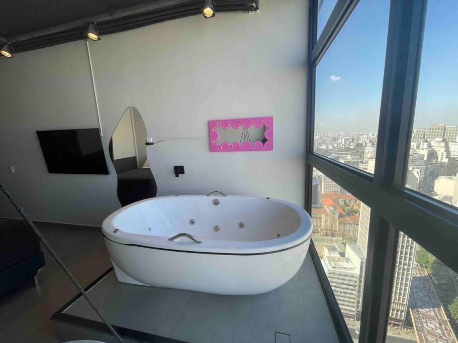 Sky Loft - Andar 41 Apartment เซาเปาโล ภายนอก รูปภาพ
