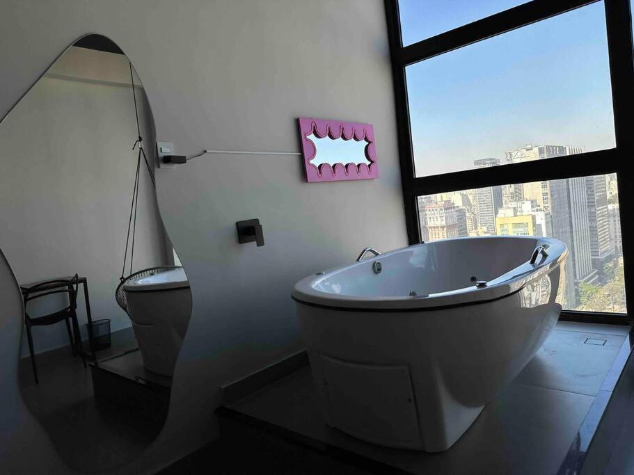 Sky Loft - Andar 41 Apartment เซาเปาโล ภายนอก รูปภาพ