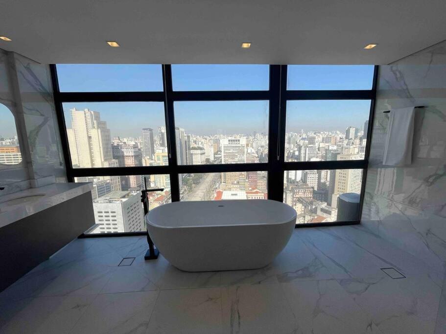 Sky Loft - Andar 41 Apartment เซาเปาโล ภายนอก รูปภาพ