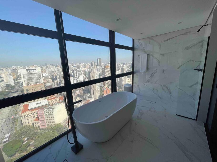 Sky Loft - Andar 41 Apartment เซาเปาโล ภายนอก รูปภาพ