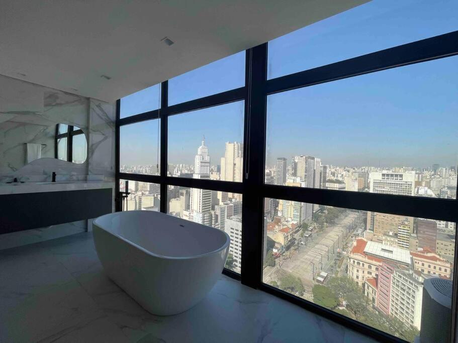Sky Loft - Andar 41 Apartment เซาเปาโล ภายนอก รูปภาพ