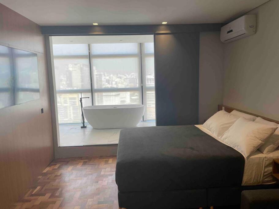 Sky Loft - Andar 41 Apartment เซาเปาโล ภายนอก รูปภาพ