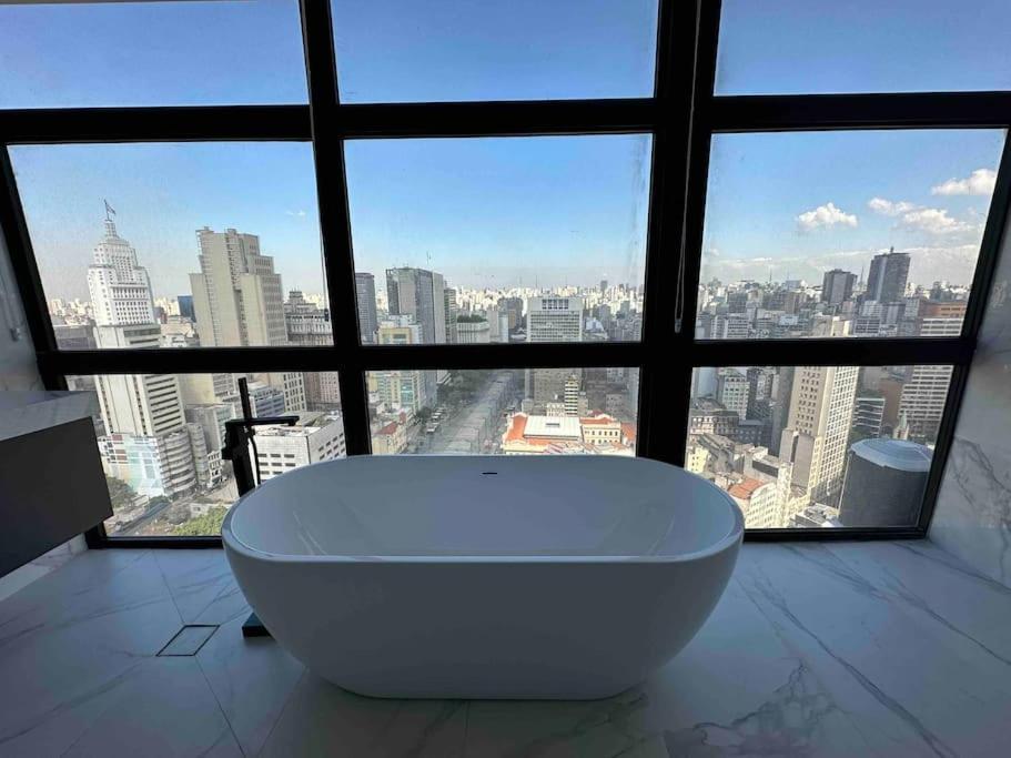 Sky Loft - Andar 41 Apartment เซาเปาโล ภายนอก รูปภาพ