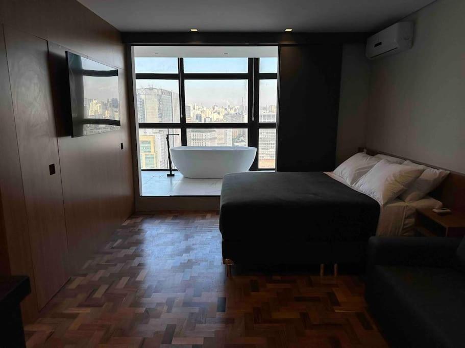 Sky Loft - Andar 41 Apartment เซาเปาโล ภายนอก รูปภาพ